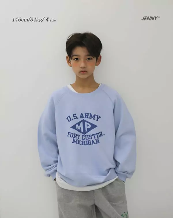 Jenny Basic - Korean Children Fashion - #magicofchildhood - Mp Sweatshirt
