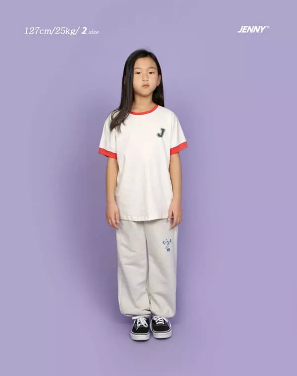 Jenny Basic - Korean Children Fashion - #littlefashionista - Jay Color Tee - 4