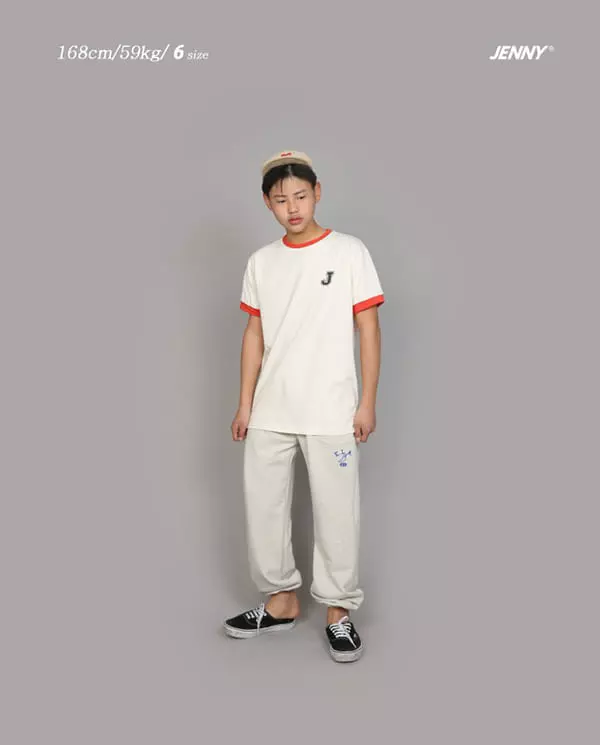 Jenny Basic - Korean Children Fashion - #stylishchildhood - Jay Color Tee - 9