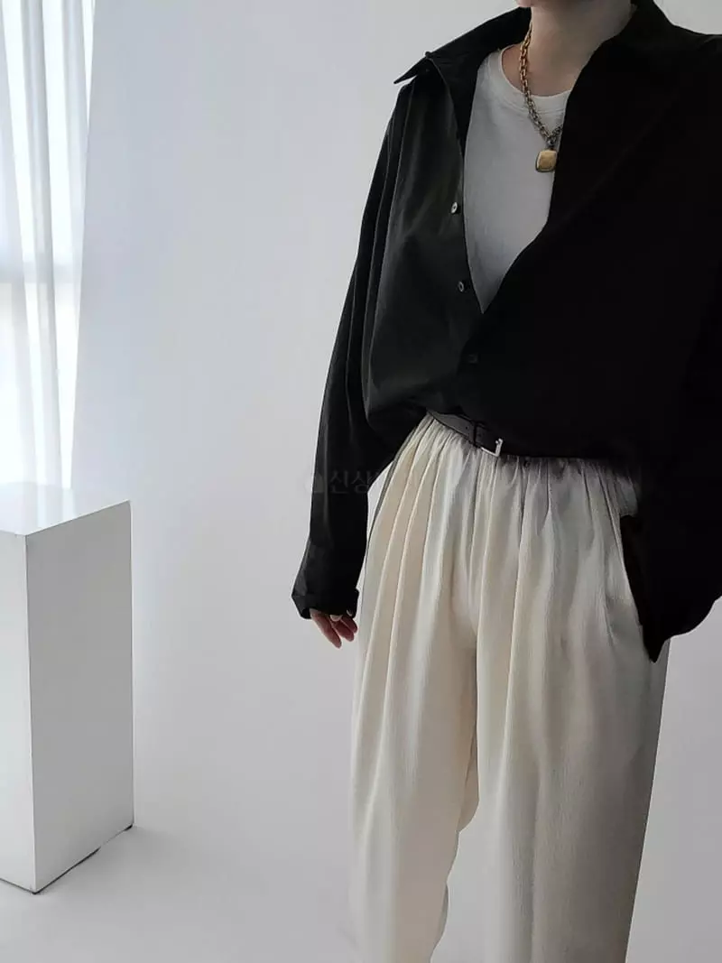 Jshop - Korean Women Fashion - #momslook - Sild Pad Shirt - 3