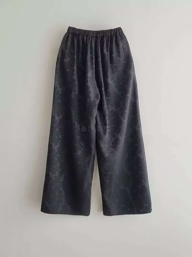 Jshop - Korean Women Fashion - #romanticstyle - Flower Pants - 4