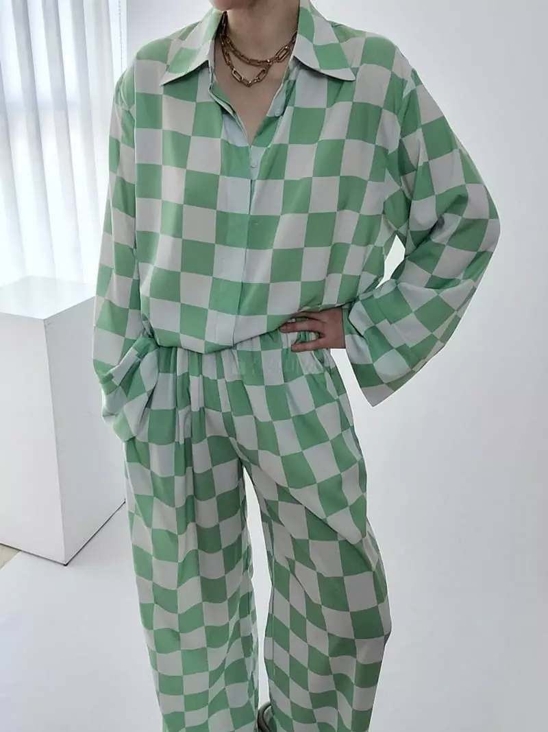 Jshop - Korean Women Fashion - #shopsmall - Checker Shirt