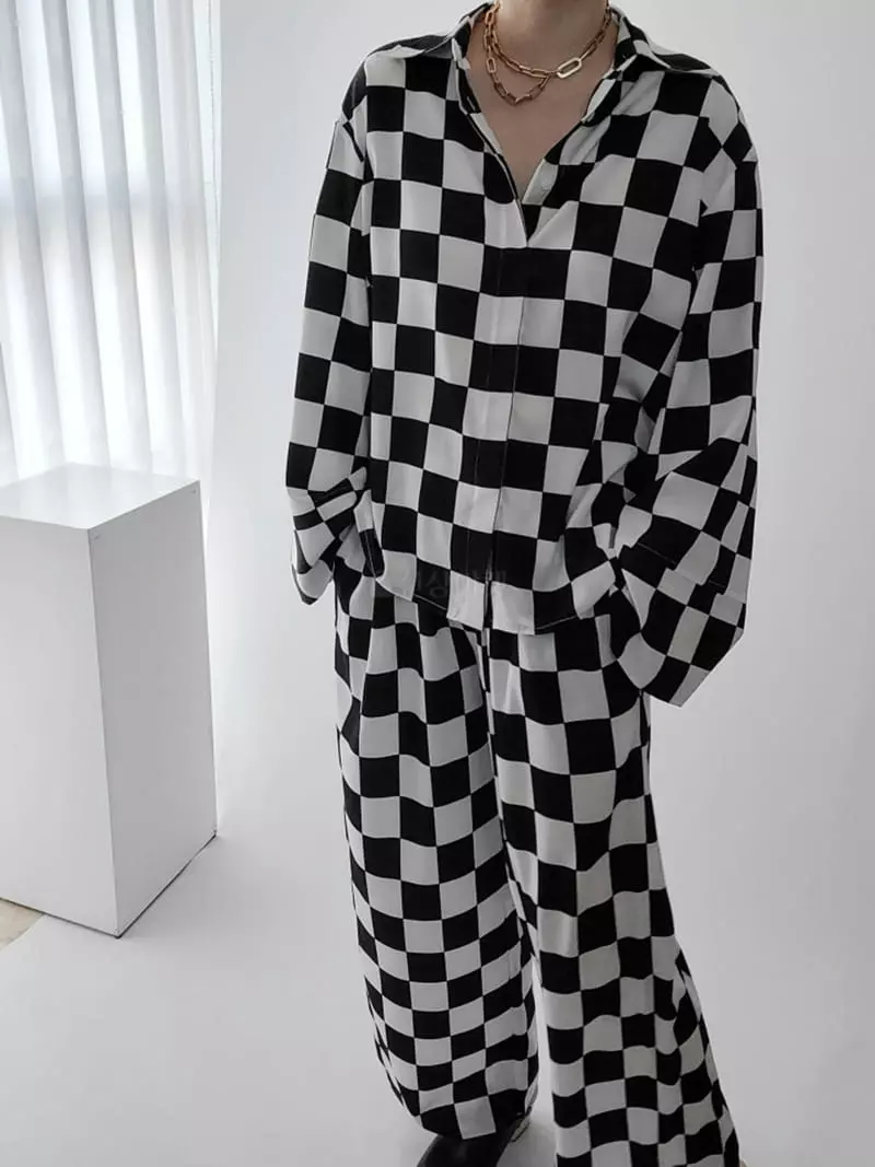Jshop - Korean Women Fashion - #thatsdarling - Checker Shirt - 2