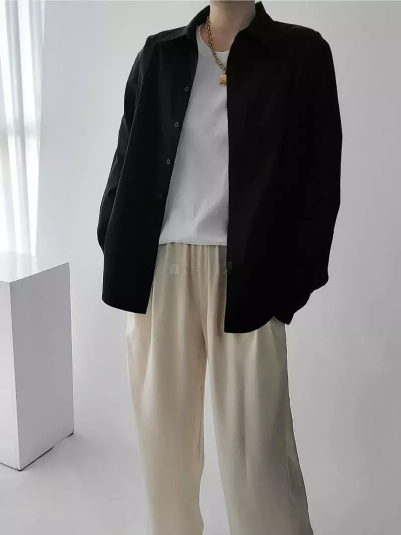 Jshop - Korean Women Fashion - #momslook - Sild Pad Shirt - 4