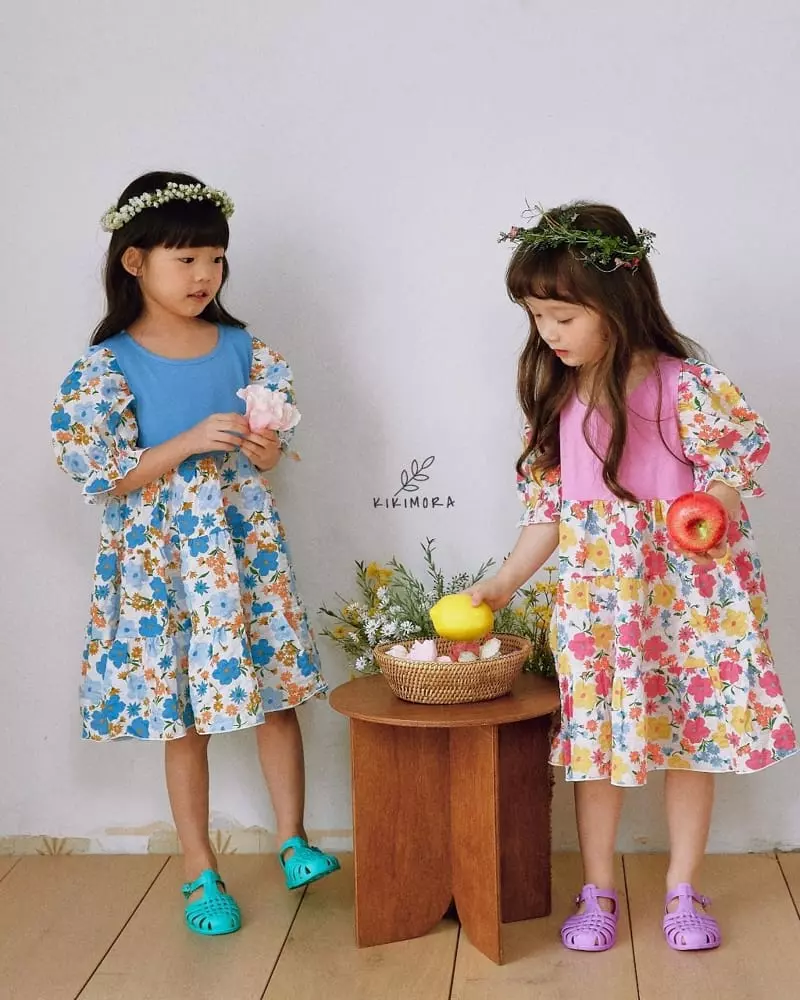 Kikimora - Korean Children Fashion - #fashionkids - Flower Cancan One-piece