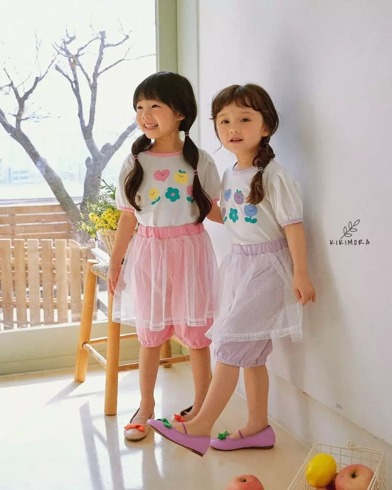 Kikimora - Korean Children Fashion - #kidsshorts - Garden Tee - 7