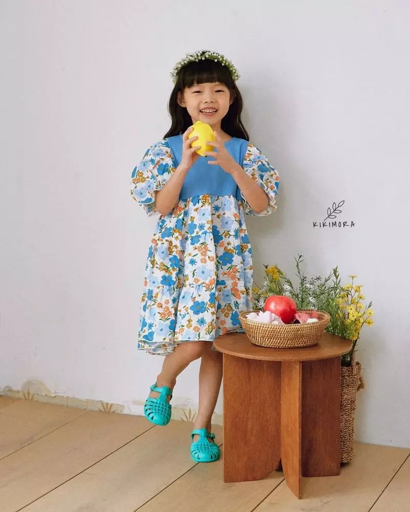 Kikimora - Korean Children Fashion - #kidsstore - Flower Cancan One-piece - 3