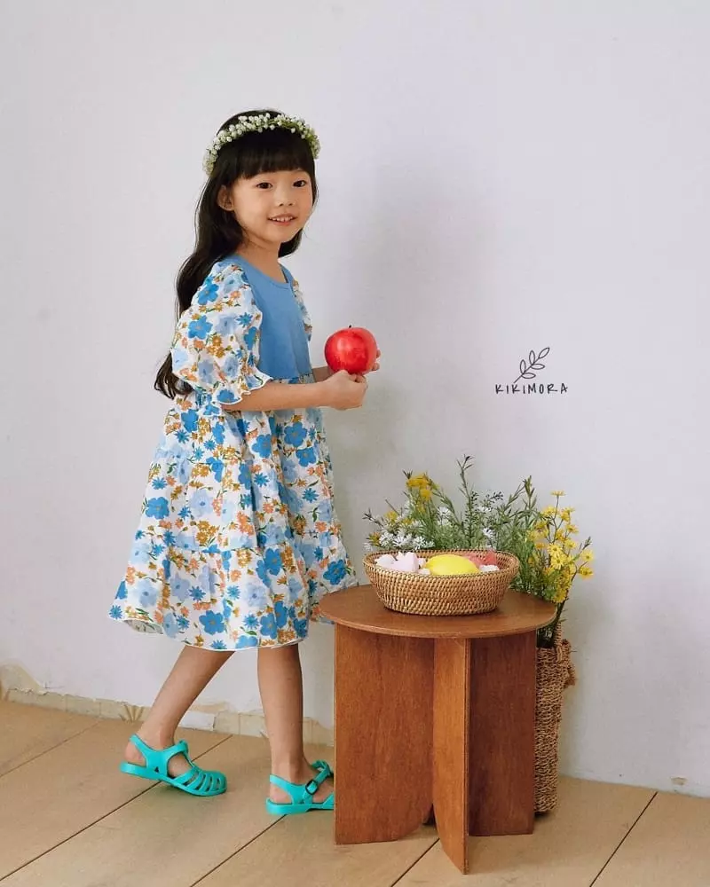 Kikimora - Korean Children Fashion - #kidsstore - Flower Cancan One-piece - 4