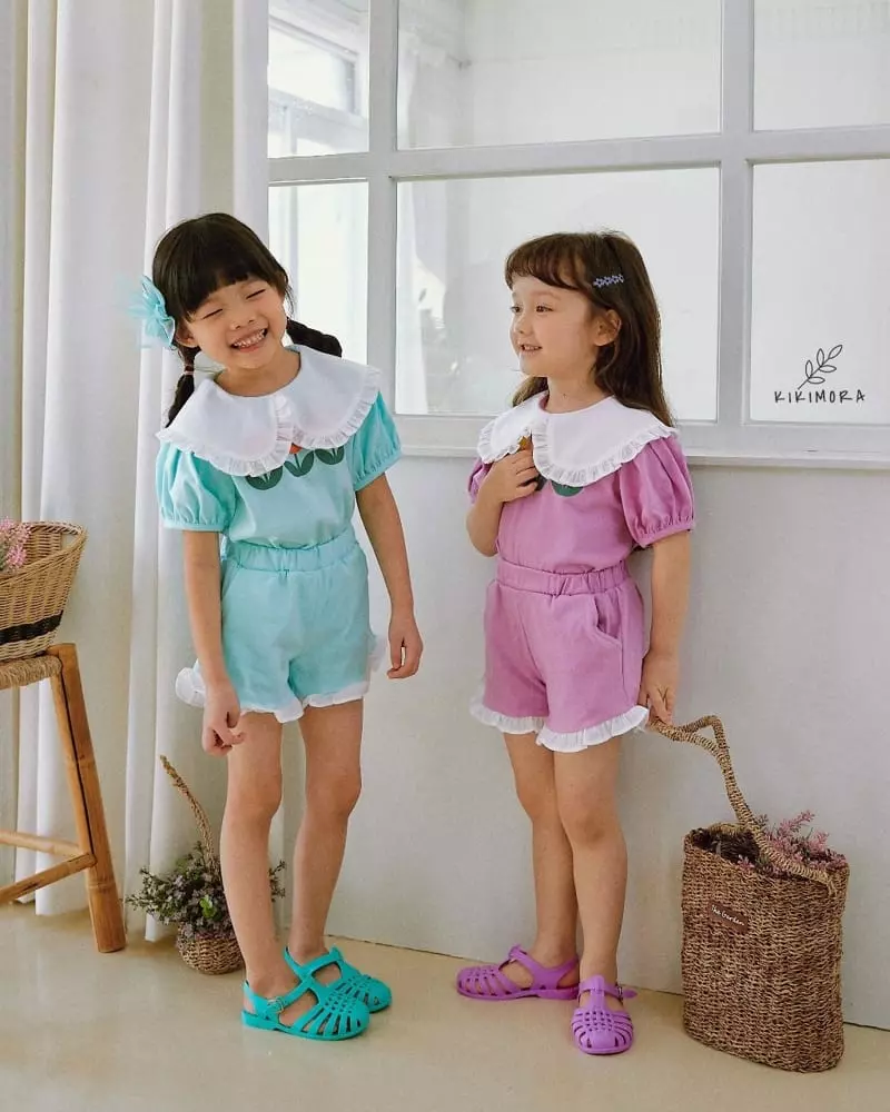Kikimora - Korean Children Fashion - #magicofchildhood - Tulip Top Bottom Set