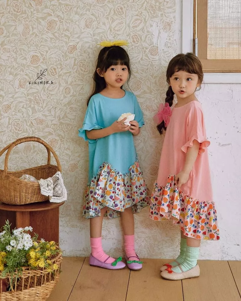 Kikimora - Korean Children Fashion - #prettylittlegirls - Wave One-piece