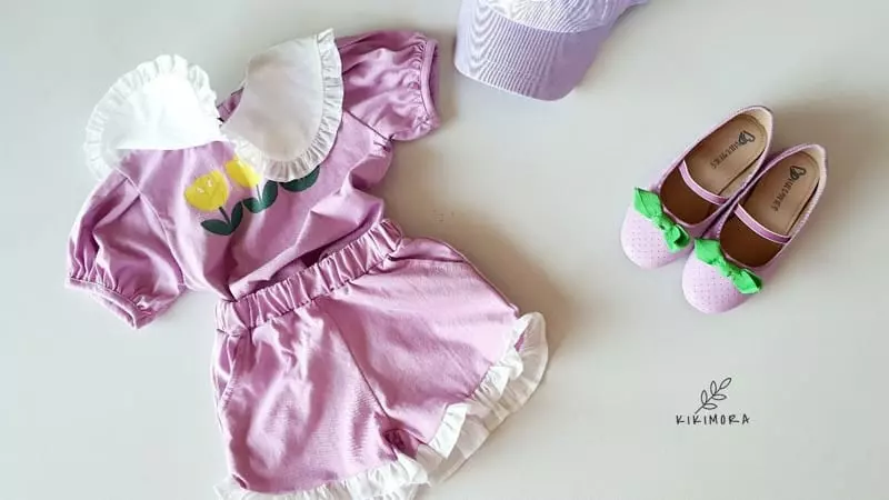 Kikimora - Korean Children Fashion - #stylishchildhood - Tulip Top Bottom Set - 6