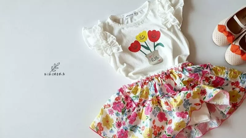 Kikimora - Korean Children Fashion - #todddlerfashion - Flower Cancan Skirt - 6