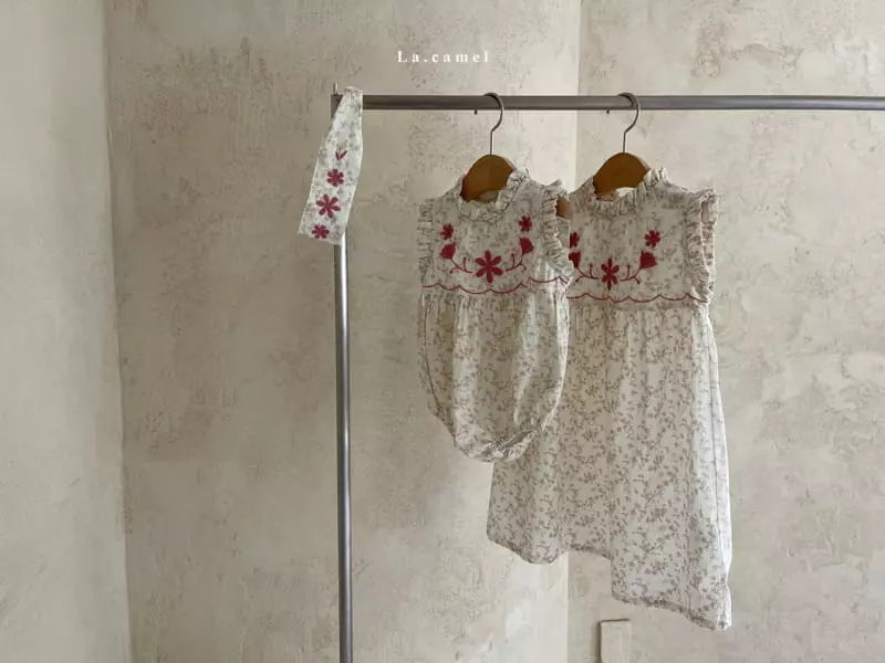 La Camel - Korean Baby Fashion - #onlinebabyboutique - Daisy Bodysuit - 6