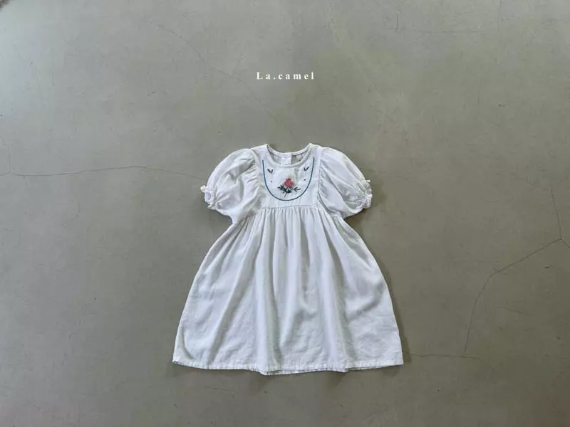 La Camel - Korean Children Fashion - #childofig - Rose One-piece - 2
