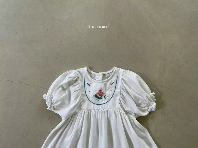 La Camel - Korean Children Fashion - #prettylittlegirls - Rose One-piece