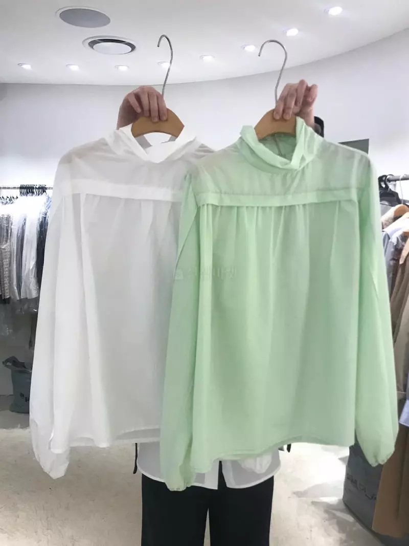 Lable - Korean Women Fashion - #womensfashion - Turtle Blouse - 2