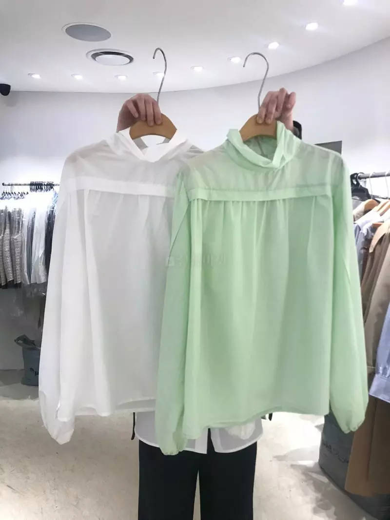 Lable - Korean Women Fashion - #momslook - Turtle Blouse - 4