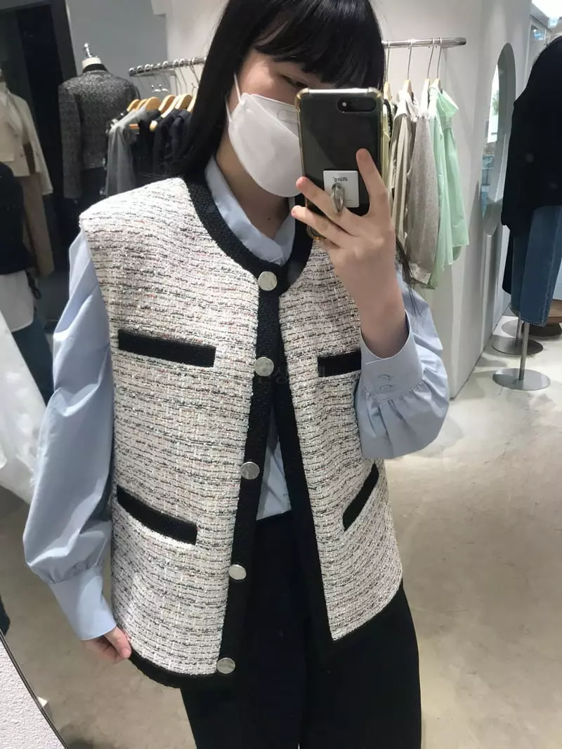 Lable - Korean Women Fashion - #womensfashion - Twid Vest - 5