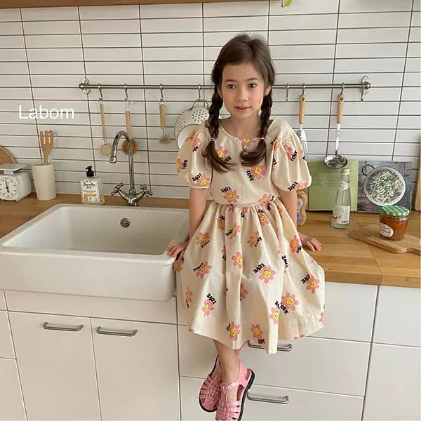Labom - Korean Children Fashion - #childrensboutique - Love Puff Blouse - 2