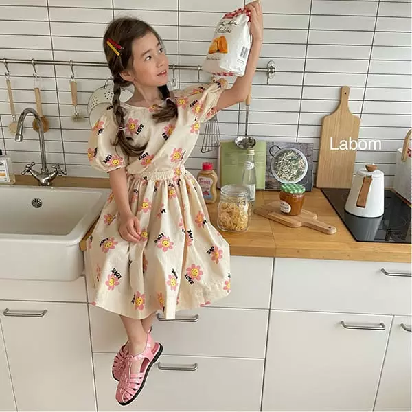 Labom - Korean Children Fashion - #designkidswear - Love Puff Blouse - 3