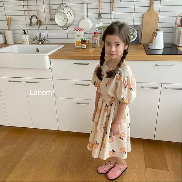 Labom - Korean Children Fashion - #designkidswear - Love Puff Blouse - 4