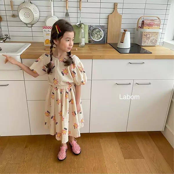 Labom - Korean Children Fashion - #fashionkids - Love Puff Blouse - 5