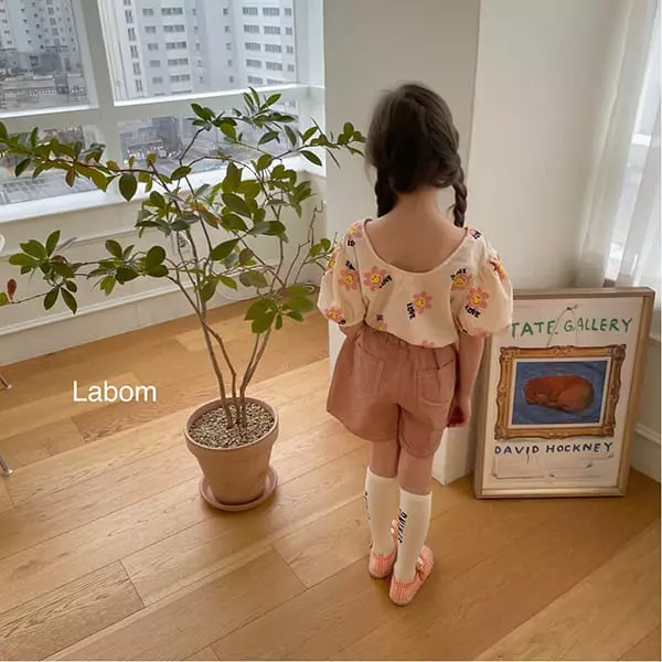 Labom - Korean Children Fashion - #kidsstore - Love Puff Blouse - 7