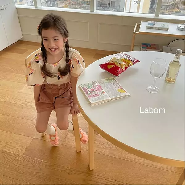 Labom - Korean Children Fashion - #kidzfashiontrend - Love Puff Blouse - 8