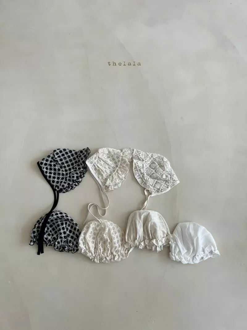 Lala - Korean Children Fashion - #designkidswear - Lace Bonnet - 10