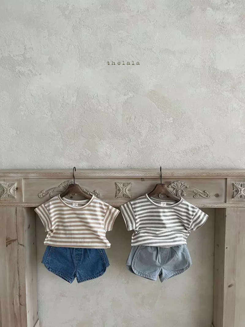 Lala - Korean Children Fashion - #designkidswear - Line Shorts - 8