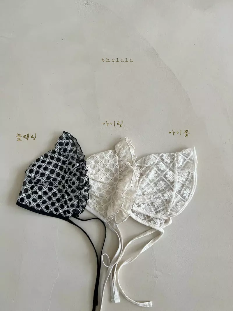 Lala - Korean Children Fashion - #fashionkids - Lace Bonnet - 12