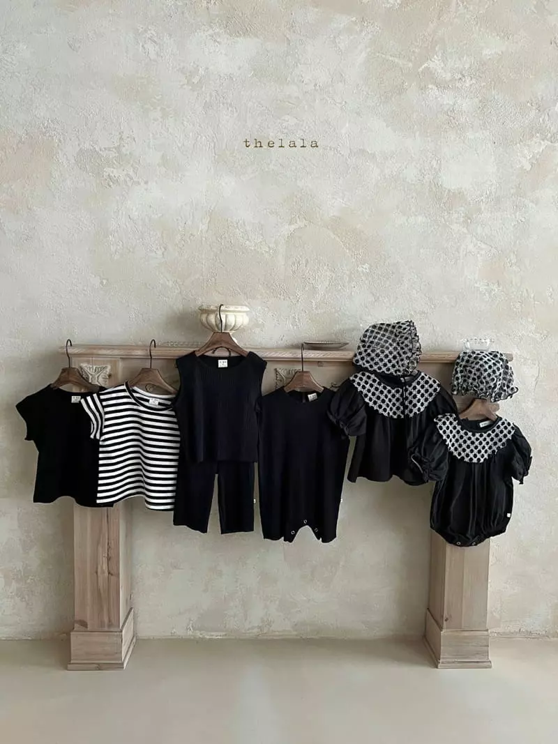 Lala - Korean Children Fashion - #kidsstore - Pleats Top Bottom Set - 12