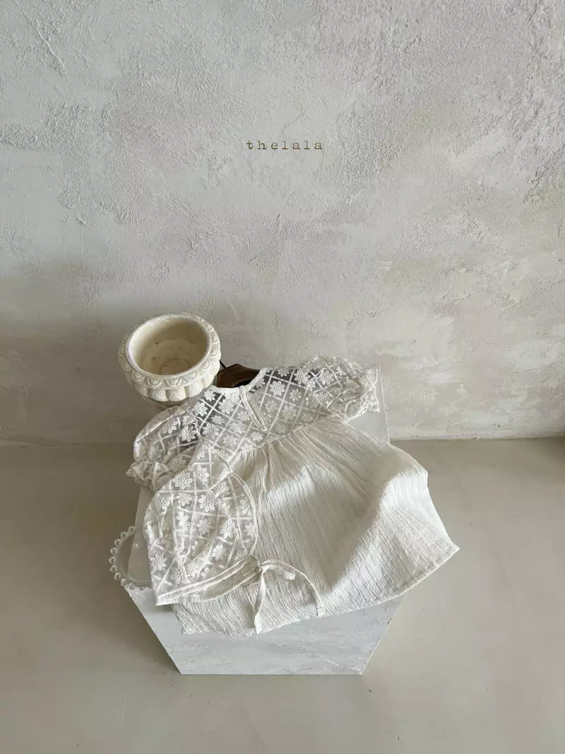 Lala - Korean Children Fashion - #littlefashionista - Lace Bonnet