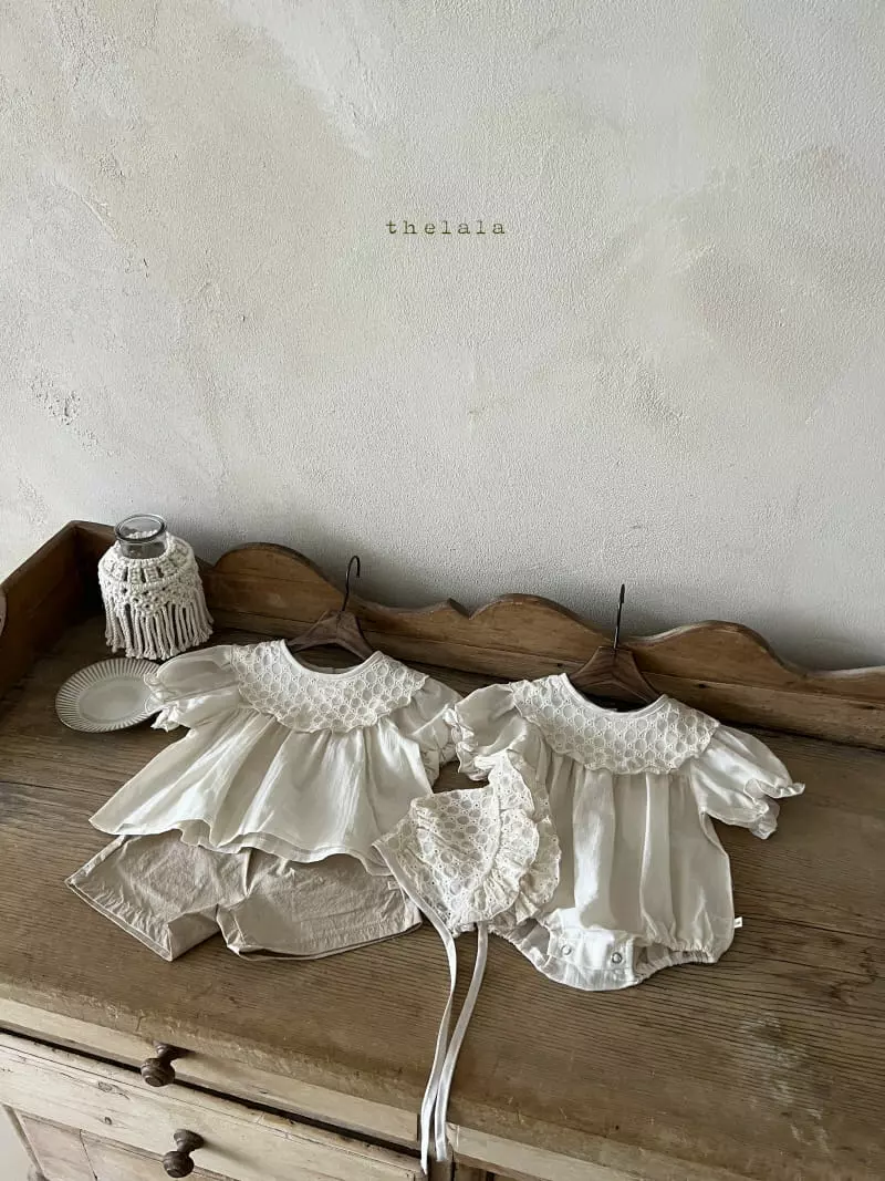 Lala - Korean Children Fashion - #minifashionista - Lace Bonnet - 4