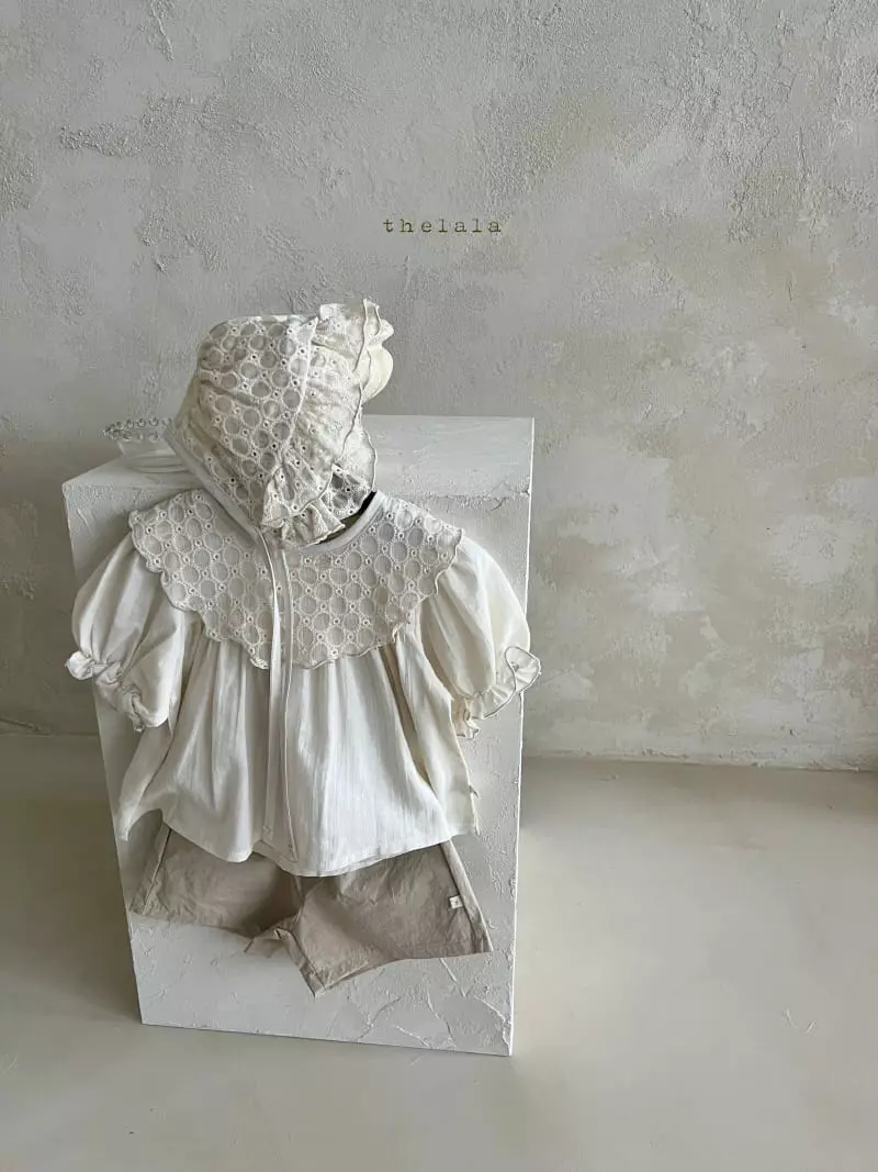 Lala - Korean Children Fashion - #stylishchildhood - Lace Bonnet - 7