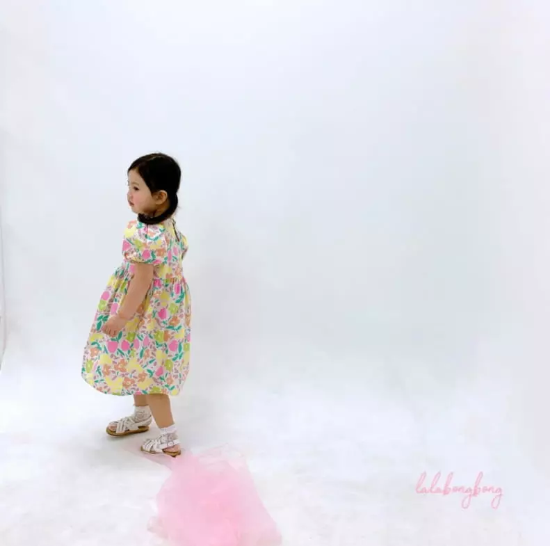 Lalabongbong - Korean Children Fashion - #kidsshorts - Flower One-piece - 6