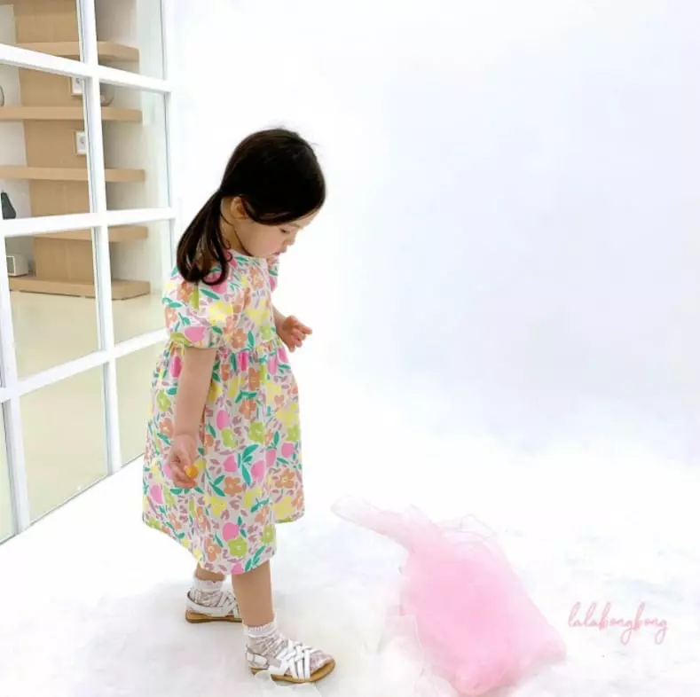 Lalabongbong - Korean Children Fashion - #kidsstore - Flower One-piece - 7