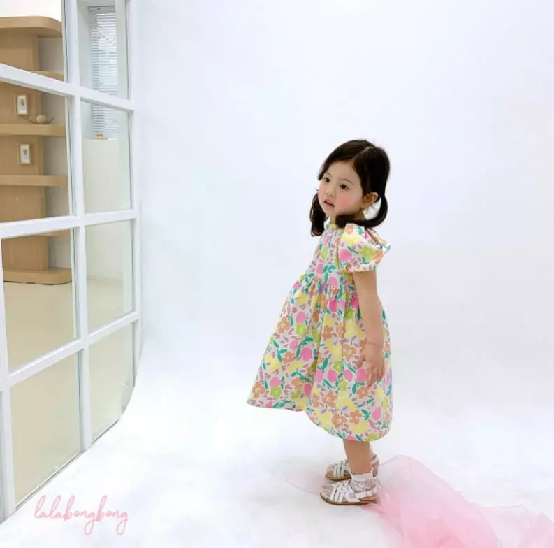 Lalabongbong - Korean Children Fashion - #kidzfashiontrend - Flower One-piece - 8