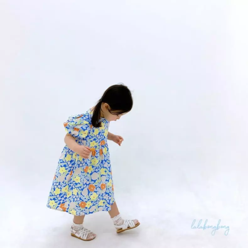 Lalabongbong - Korean Children Fashion - #littlefashionista - Flower One-piece - 10