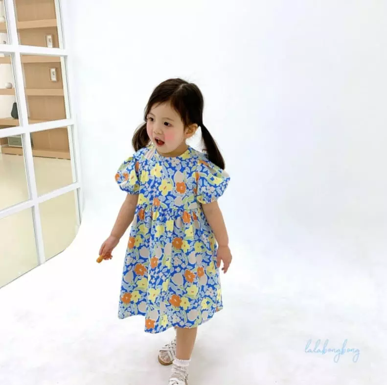 Lalabongbong - Korean Children Fashion - #magicofchildhood - Flower One-piece - 11