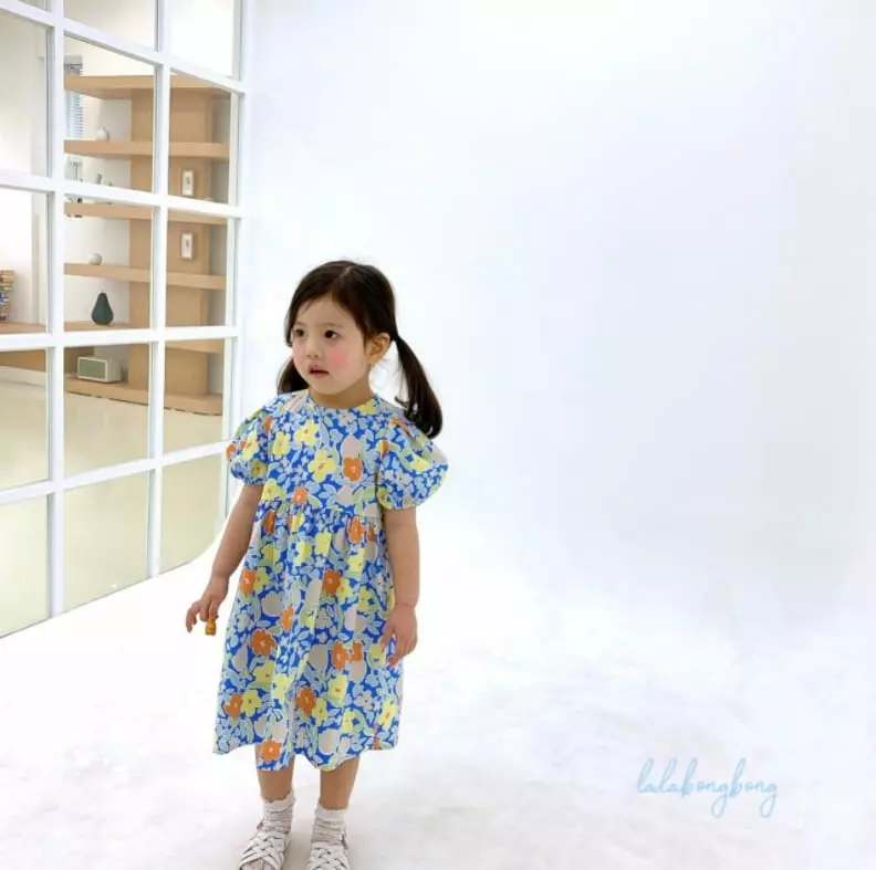 Lalabongbong - Korean Children Fashion - #minifashionista - Flower One-piece - 12
