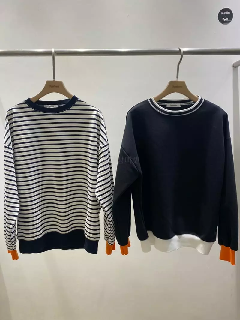 Lappartement - Korean Women Fashion - #pursuepretty - Orange Sweatshirt - 5