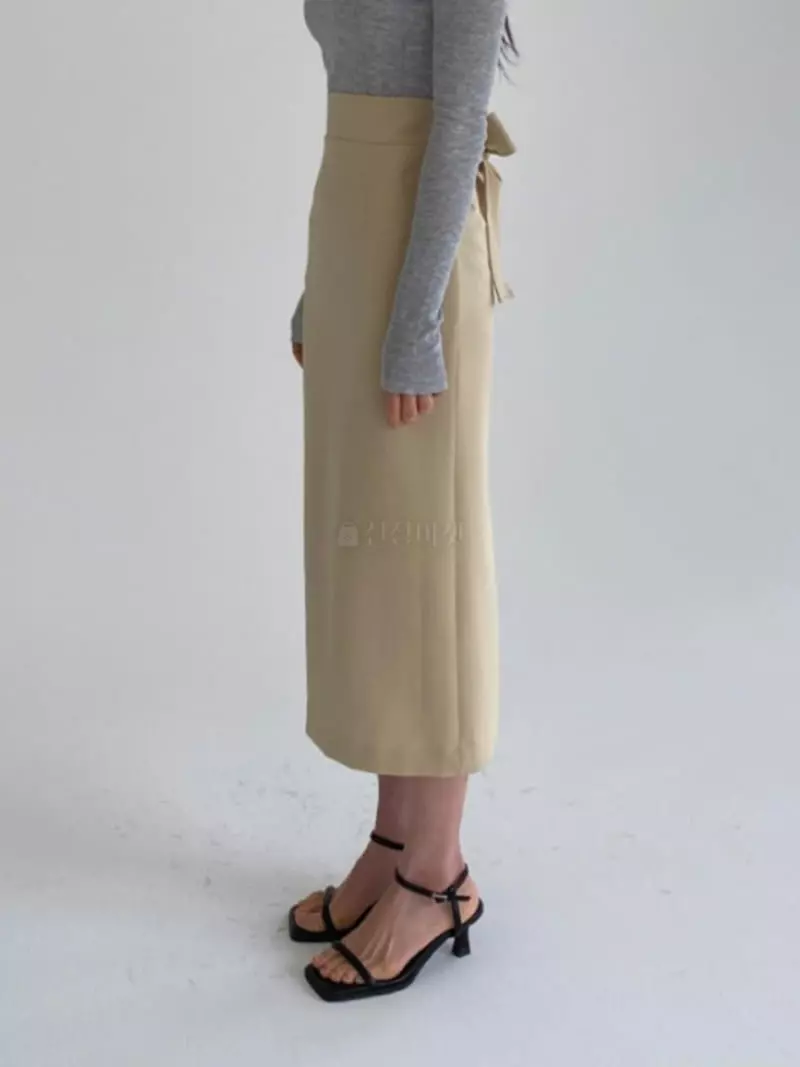 Le Ppl - Korean Women Fashion - #restrostyle - Tape Skirt - 2