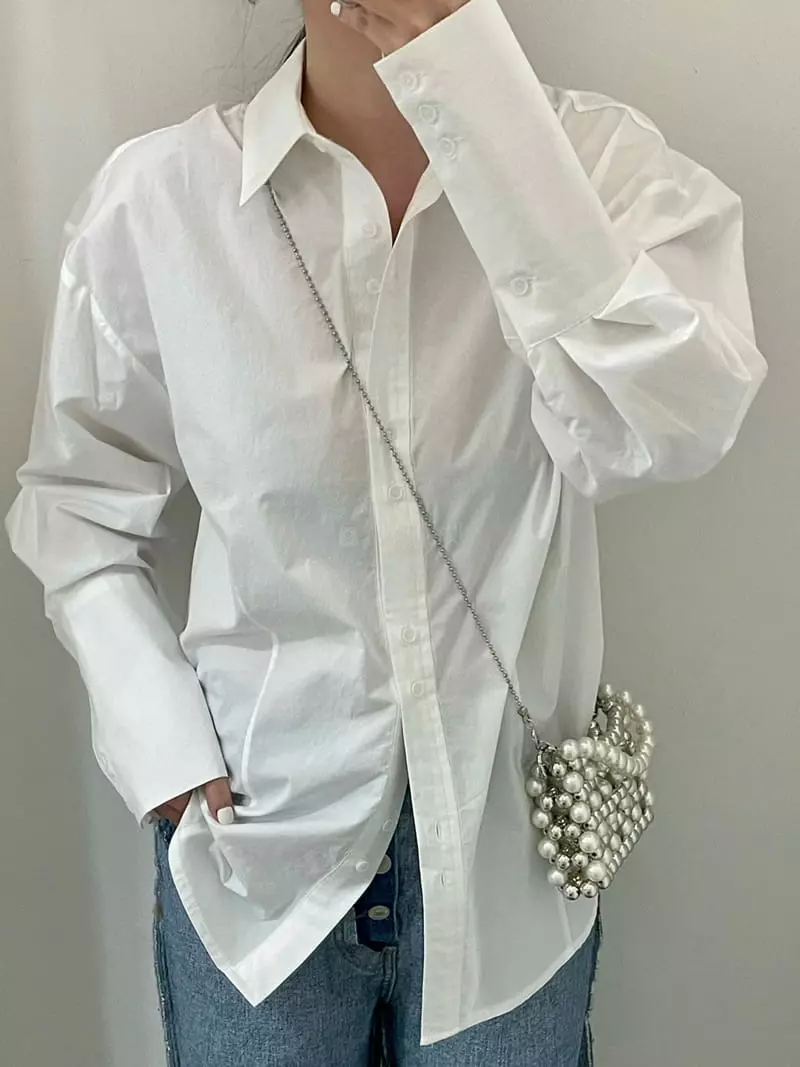 Le Ppl - Korean Women Fashion - #romanticstyle - Classic Blouse - 2
