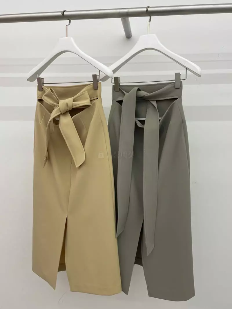 Le Ppl - Korean Women Fashion - #romanticstyle - Tape Skirt - 4