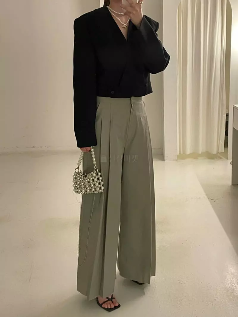 Le Ppl - Korean Women Fashion - #vintageinspired - Rinkle Pants - 2