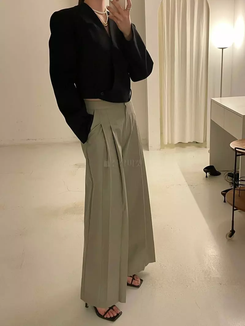 Le Ppl - Korean Women Fashion - #womensfashion - Rinkle Pants