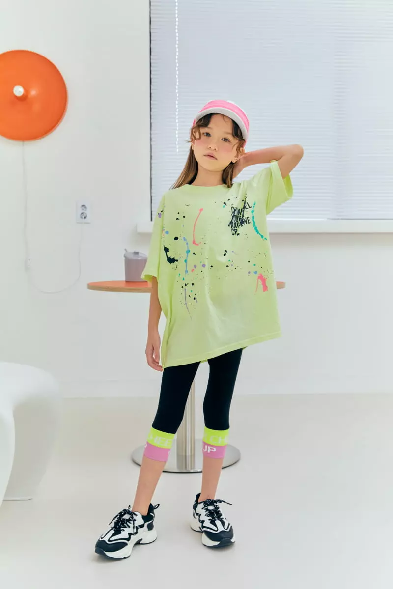 Lilas - Korean Children Fashion - #Kfashion4kids - Paint Long Tee - 5