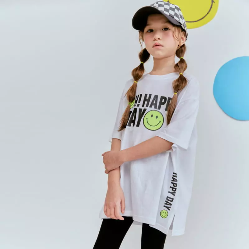 Lilas - Korean Children Fashion - #childofig - Happy Long Tee