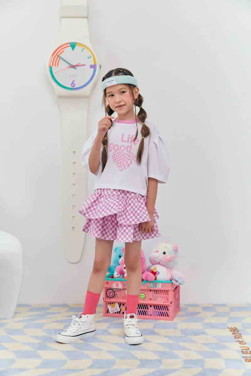 Lilas - Korean Children Fashion - #childrensboutique - Color Sleeves Wrinkle Tee - 11